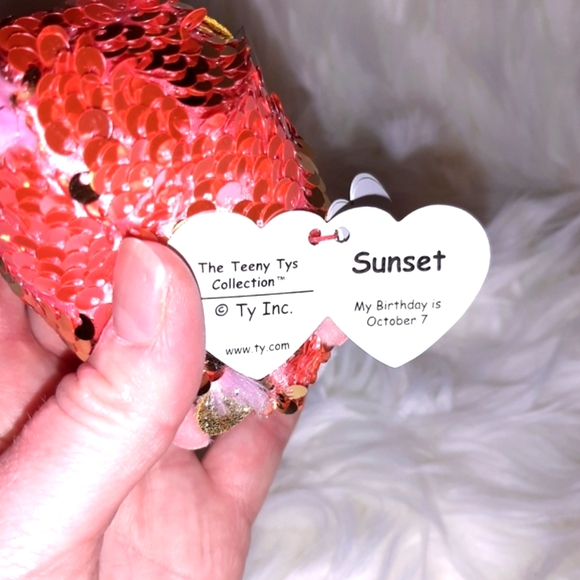 Beanie Boos - Sunset the Unicorn NWT - Picture 3 of 10